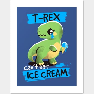 Sad t-rex Posters and Art